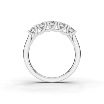 Signature Hearts & Arrows  Trellis Five-Stone Lab Diamond Band (1.00 ct. tw.)