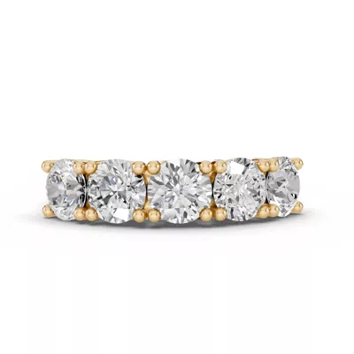 Signature Hearts & Arrows  Trellis Five-Stone Lab Diamond Band (2.50 ct. tw.)
