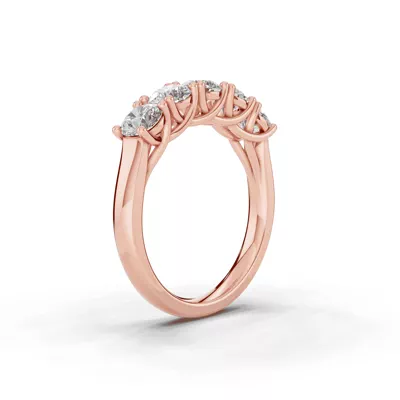 Signature Hearts & Arrows  Trellis Five-Stone Lab Diamond Band (1.50 ct. tw.)