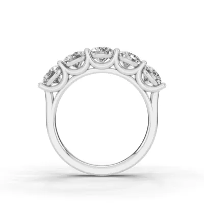Tradition U-Prong Five-Stone Lab Diamond Band (3.00 ct. tw.)