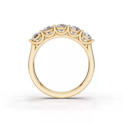 Tradition U-Prong Five-Stone Lab Diamond Band (1.50 ct. tw.)