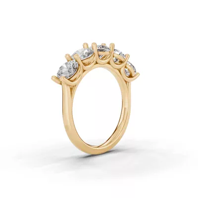 Tradition U-Prong Five-Stone Lab Diamond Band (3.00 ct. tw.)