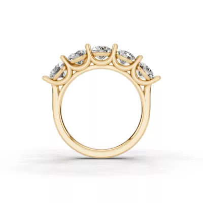 Tradition U-Prong Five-Stone Lab Diamond Band (3.00 ct. tw.)
