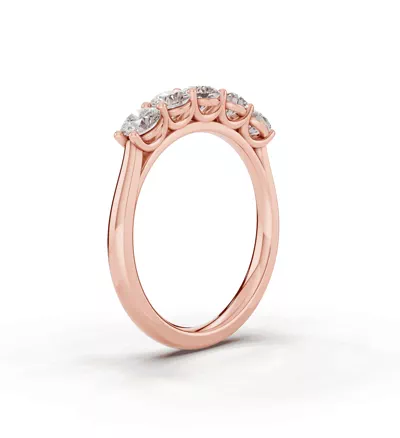 Tradition U-Prong Five-Stone Lab Diamond Band (1.00 ct. tw.)