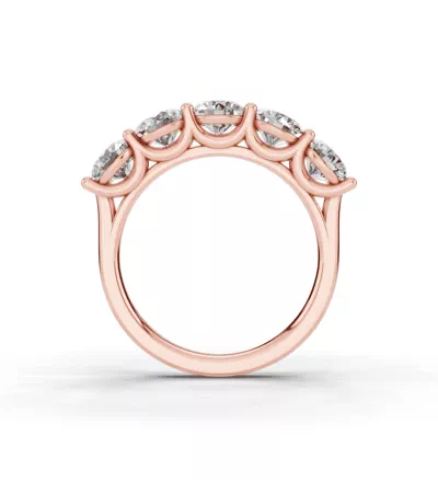 Tradition U-Prong Five-Stone Lab Diamond Band (3.00 ct. tw.)