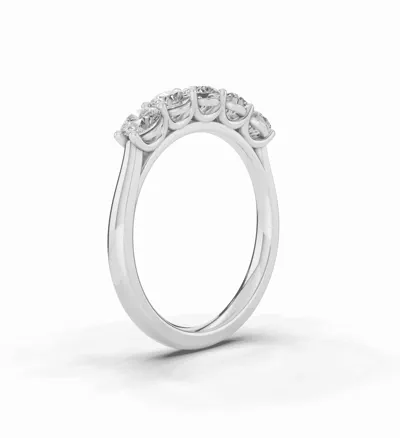 Signature Hearts & Arrows  U-Prong Five-Stone Lab Diamond Band (1.00 ct. tw.)