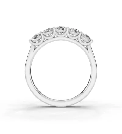Signature Hearts & Arrows  U-Prong Five-Stone Lab Diamond Band (1.00 ct. tw.)