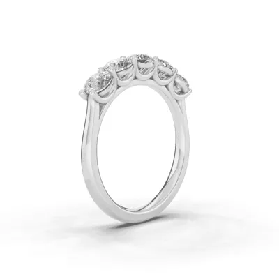 Signature Hearts & Arrows  U-Prong Five-Stone Lab Diamond Band (1.50 ct. tw.)