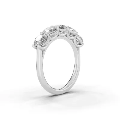 Signature Hearts & Arrows  U-Prong Five-Stone Lab Diamond Band (2.50 ct. tw.)