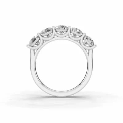 Signature Hearts & Arrows  U-Prong Five-Stone Lab Diamond Band (2.50 ct. tw.)