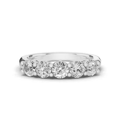 Sculpted Heart 5-Stone Lab Diamond Band (1.00 ct. tw.)