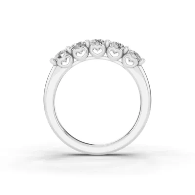 Sculpted Heart 5-Stone Lab Diamond Band (1.00 ct. tw.)