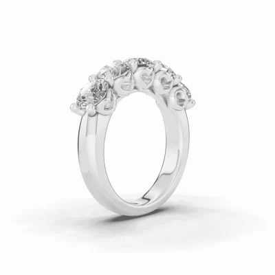 Sculpted Heart 5-Stone Lab Diamond Band (3.00 ct. tw.)