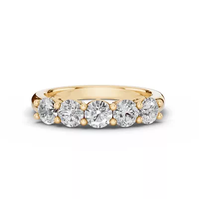 Sculpted Heart 5-Stone Lab Diamond Band (1.00 ct. tw.)