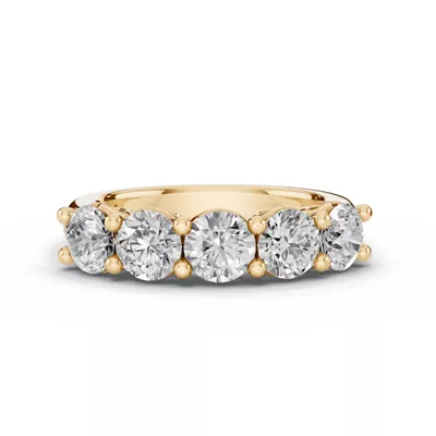 Sculpted Heart 5-Stone Lab Diamond Band (2.00 ct. tw.)