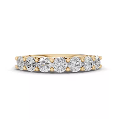 Signature Hearts & Arrows  Seven-Stone Lab Diamond Band (1.00 ct. tw.)