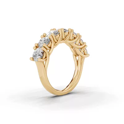 Tradition Trellis Seven-Stone Lab Diamond Band (3.00 ct. tw.)