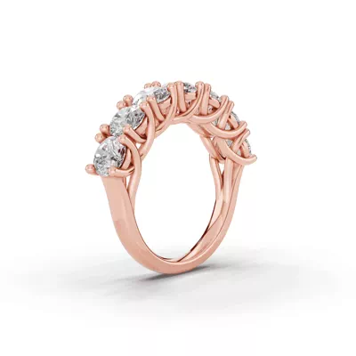 Tradition Trellis Seven-Stone Lab Diamond Band (3.00 ct. tw.)