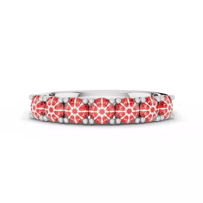 Signature Hearts & Arrows  Trellis Seven-Stone Lab Diamond Band (1.00 ct. tw.)