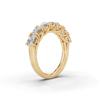 Signature Hearts & Arrows  Trellis Seven-Stone Lab Diamond Band (2.00 ct. tw.)