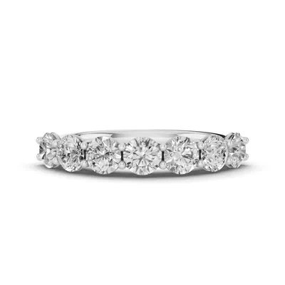 Signature Hearts & Arrows  U-Prong Seven-Stone Lab Diamond Band (1.50 ct. tw.)