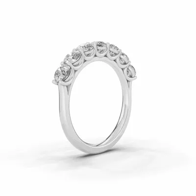 Signature Hearts & Arrows  U-Prong Seven-Stone Lab Diamond Band (1.50 ct. tw.)