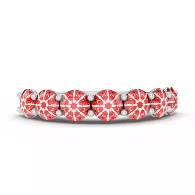 Signature Hearts & Arrows  U-Prong Seven-Stone Lab Diamond Band (2.00 ct. tw.)