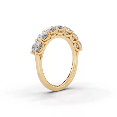 Signature Hearts & Arrows  U-Prong Seven-Stone Lab Diamond Band (2.00 ct. tw.)