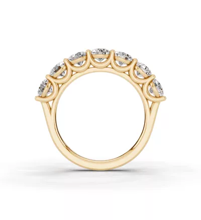 Signature Hearts & Arrows  U-Prong Seven-Stone Lab Diamond Band (2.50 ct. tw.)