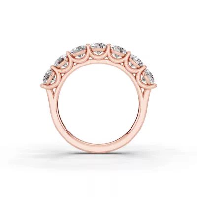 Signature Hearts & Arrows  U-Prong Seven-Stone Lab Diamond Band (2.00 ct. tw.)