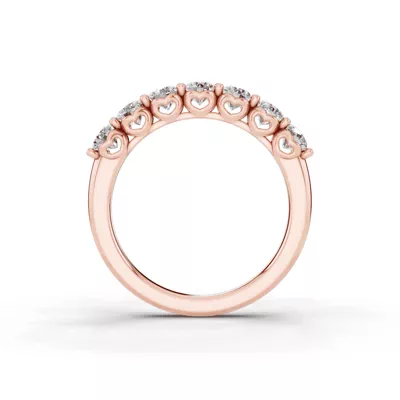 Sculpted Heart 7-Stone Lab Diamond Band (1.00 ct. tw.)