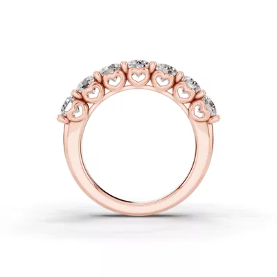 Sculpted Heart 7-Stone Lab Diamond Band (2.00 ct. tw.)