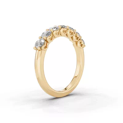 Sculpted Heart 7-Stone Lab Diamond Band (1.00 ct. tw.)