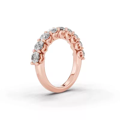 Sculpted Heart 9-Stone Lab Diamond Band (2.00 ct. tw.)