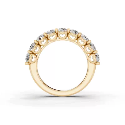 Sculpted Heart 9-Stone Lab Diamond Band (2.00 ct. tw.)