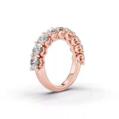 Sculpted Heart 9-Stone Lab Diamond Band (3.00 ct. tw.)