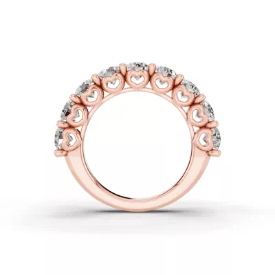Sculpted Heart 9-Stone Lab Diamond Band (3.00 ct. tw.)