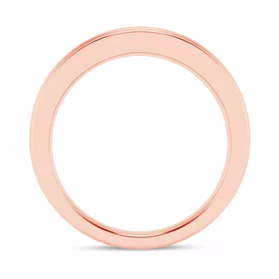 Channel-Set Grooved Diamond Band (6.4mm)