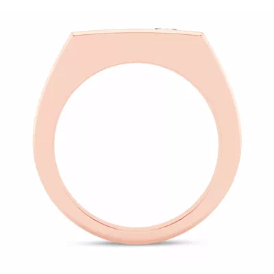 Angled Pavé Diamond Band (7.5mm)