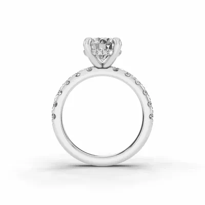 Signature Hearts & Arrows Hidden Halo Pavé Engagement Ring (3/4ct. tw.)
