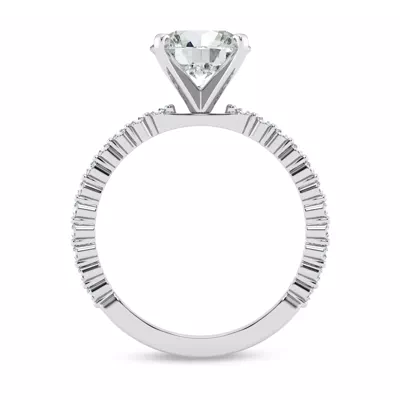 Signature Hearts & Arrows Shared Prong Engagement Ring (1/5ct. tw.)