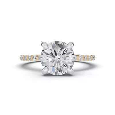 Signature Hearts & Arrows Shared Prong Engagement Ring (1/5ct. tw.)