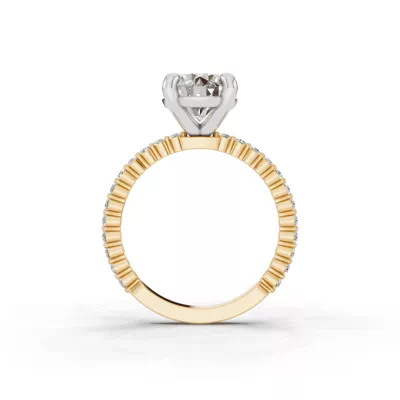 Signature Hearts & Arrows Shared Prong Engagement Ring (1/5ct. tw.)