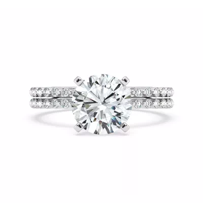 Signature Hearts & Arrows Shared Prong Engagement Ring (1/5ct. tw.)