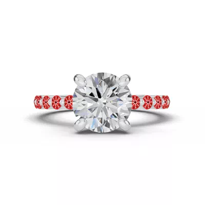 Signature Hearts & Arrows Shared Prong Engagement Ring (1/2ct. tw.)