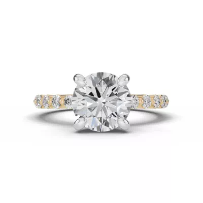 Signature Hearts & Arrows Shared Prong Engagement Ring (1/2ct. tw.)