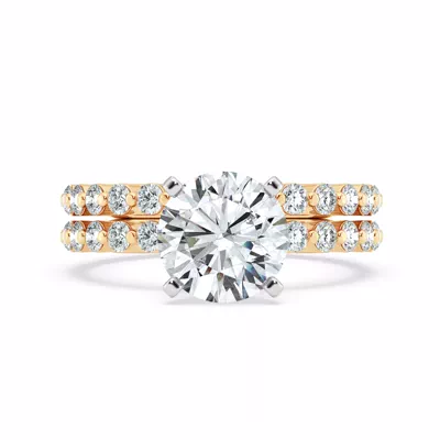 Signature Hearts & Arrows Shared Prong Engagement Ring (1/2ct. tw.)