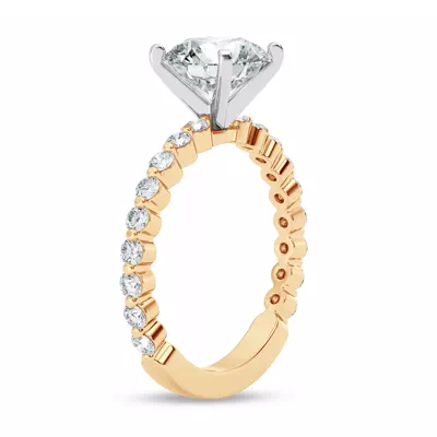 Signature Hearts & Arrows Shared Prong Engagement Ring (1/2ct. tw.)
