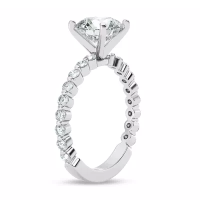 Signature Hearts & Arrows Shared Prong Engagement Ring (1/2ct. tw.)