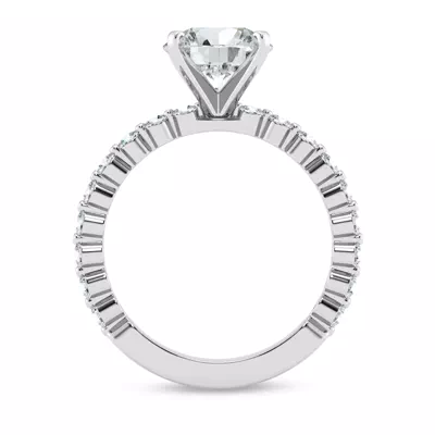 Signature Hearts & Arrows Shared Prong Engagement Ring (1/2ct. tw.)